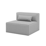 Gus* Modern Mix Modular Armless Chair 8 - b - FURNITURE - modular - mix Gus Parliament Stone