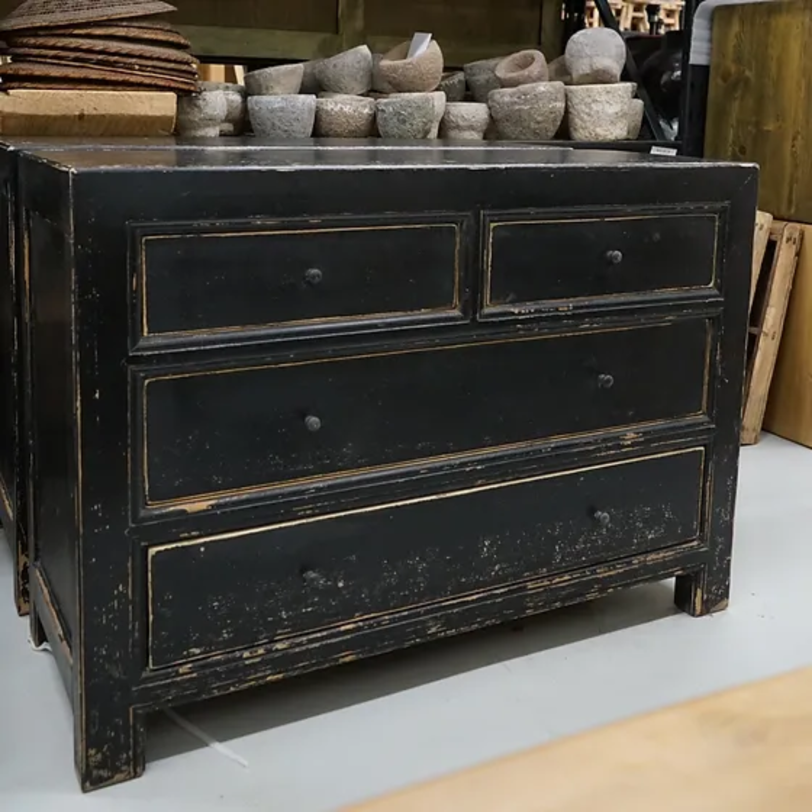Ronan Reclaimed Wood Nightstand - Large 5-VINTAGE-nightstand Hauer Market