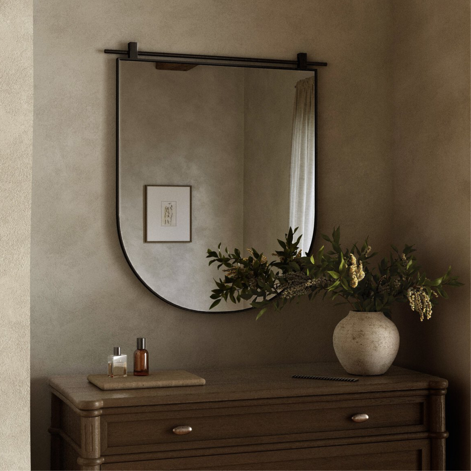 Chico Arch Mirror MIRROR - wall mirror Four Hands