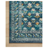 Rifle Paper Co. x Loloi Courtyard Hadley Emerald Rug 3-patterned rugs Loloi