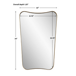 IN STORE - Belatrix Wall Mirror MIRROR - in store mirror Uttermost