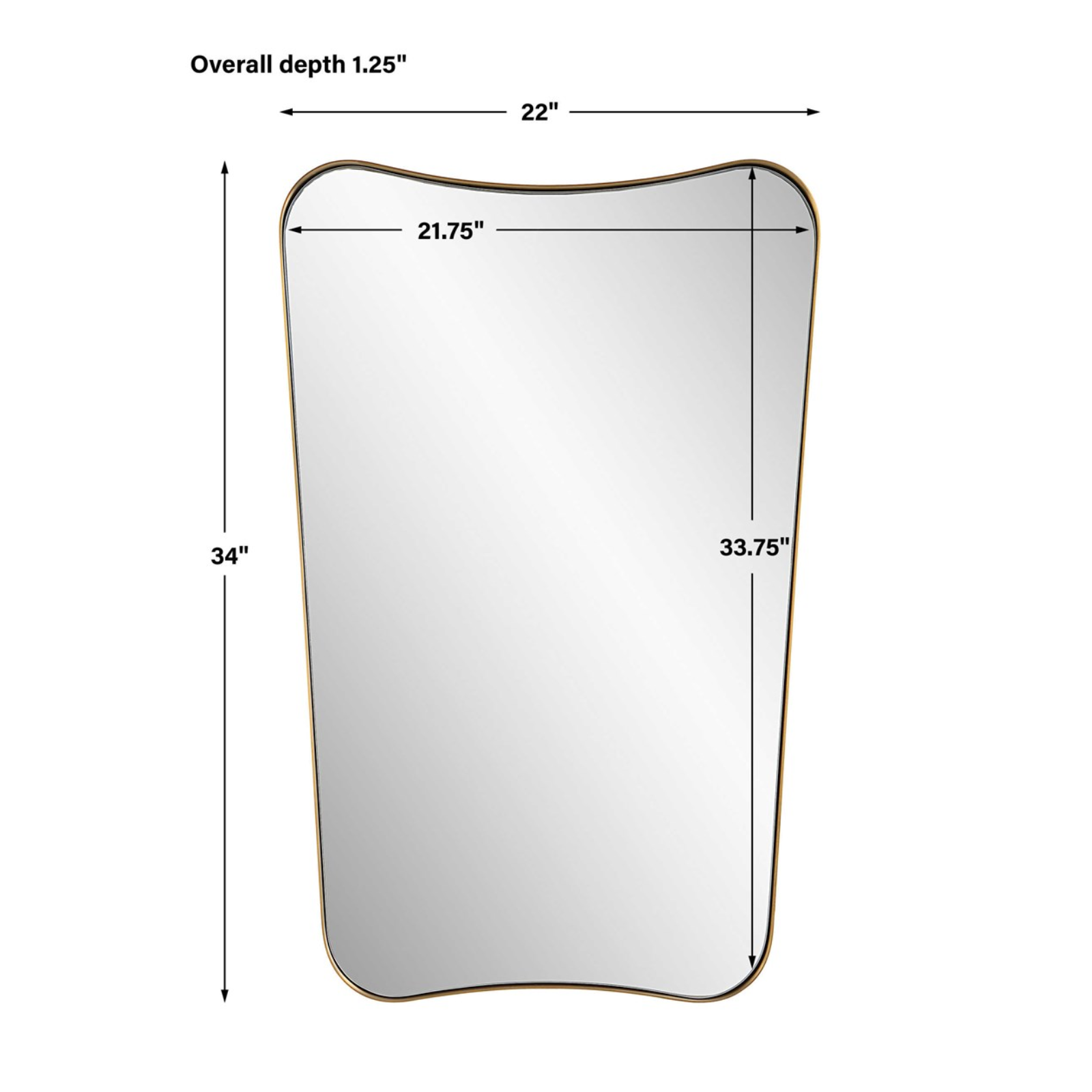 IN STORE - Belatrix Wall Mirror MIRROR - in store mirror Uttermost