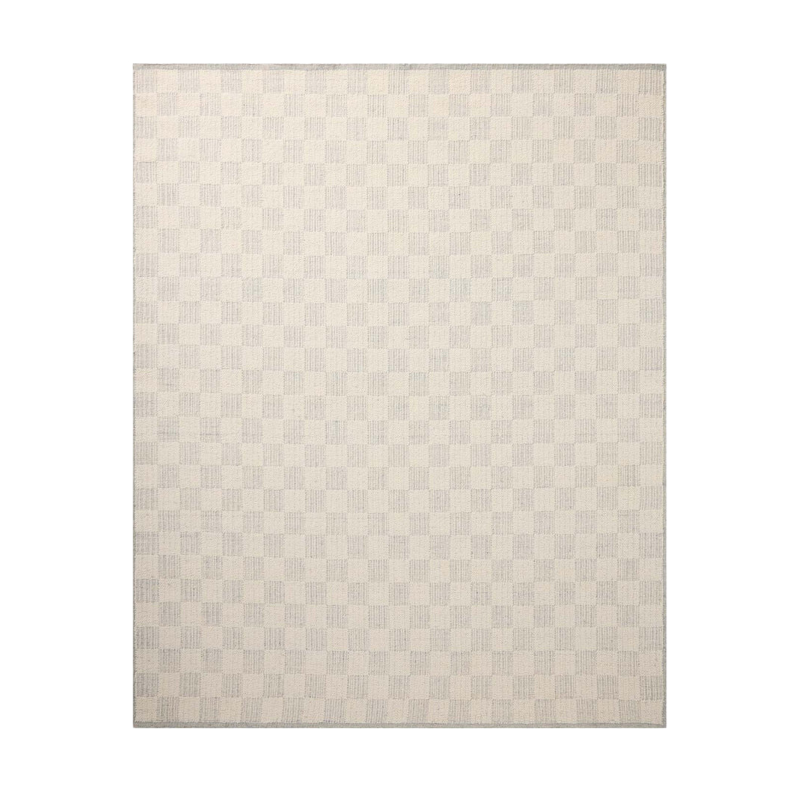 Brigette Romanek x Loloi Knox Ivory / Sky Rug 1- RUGS - wool Loloi