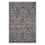Rifle Paper Co. x Loloi Courtyard Chateau Red Rug 3-patterned rugs Loloi
