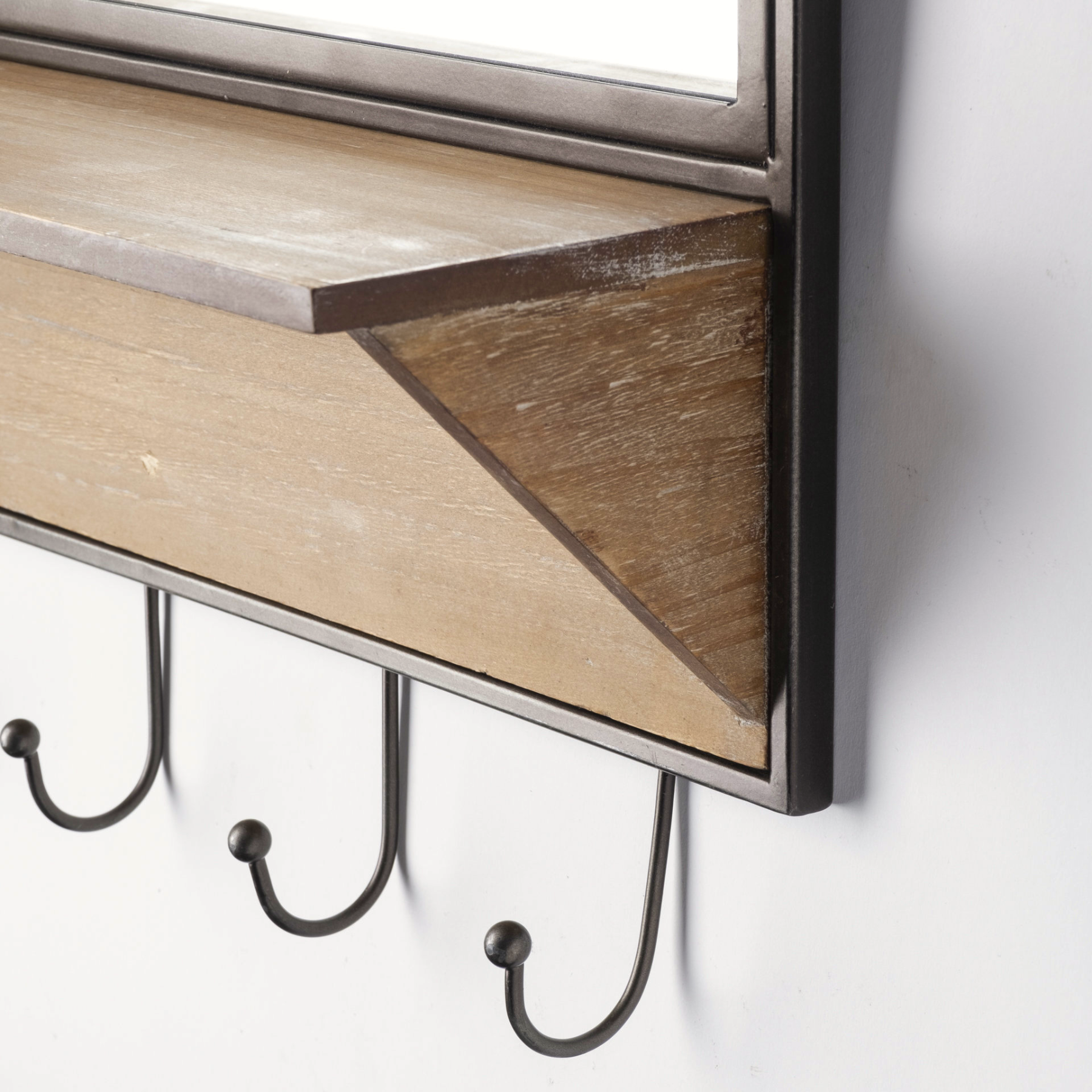 Nemia Hook Wall Mirror Wall Mirrors Mercana