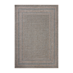 Amber Lewis x Loloi Topanga Natural / Teal Rug 5-Rugs - indoor/outdoor Loloi