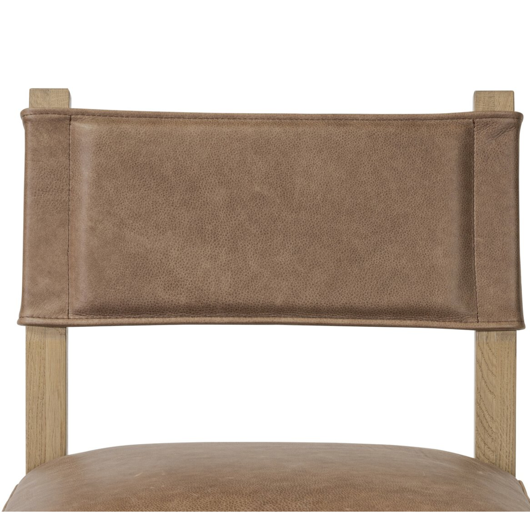 Ferris Bar Stool - Brown Leather 12 - a - FURNITURE - bar/counter stool Four Hands