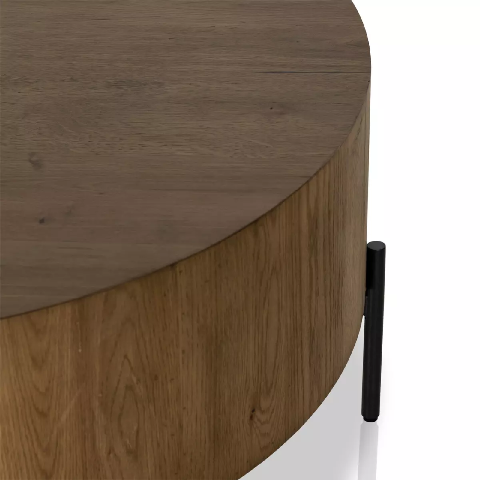 Emmanuel Drum Coffee Table 4 - b - FURNITURE - coffee table - round Four Hands