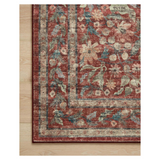 Rifle Paper Co. x Loloi Courtyard Eve Crimson Rug 3-patterned rugs Loloi