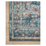 Rifle Paper Co. x Loloi Courtyard Eve Blue Rug 3-patterned rugs Loloi
