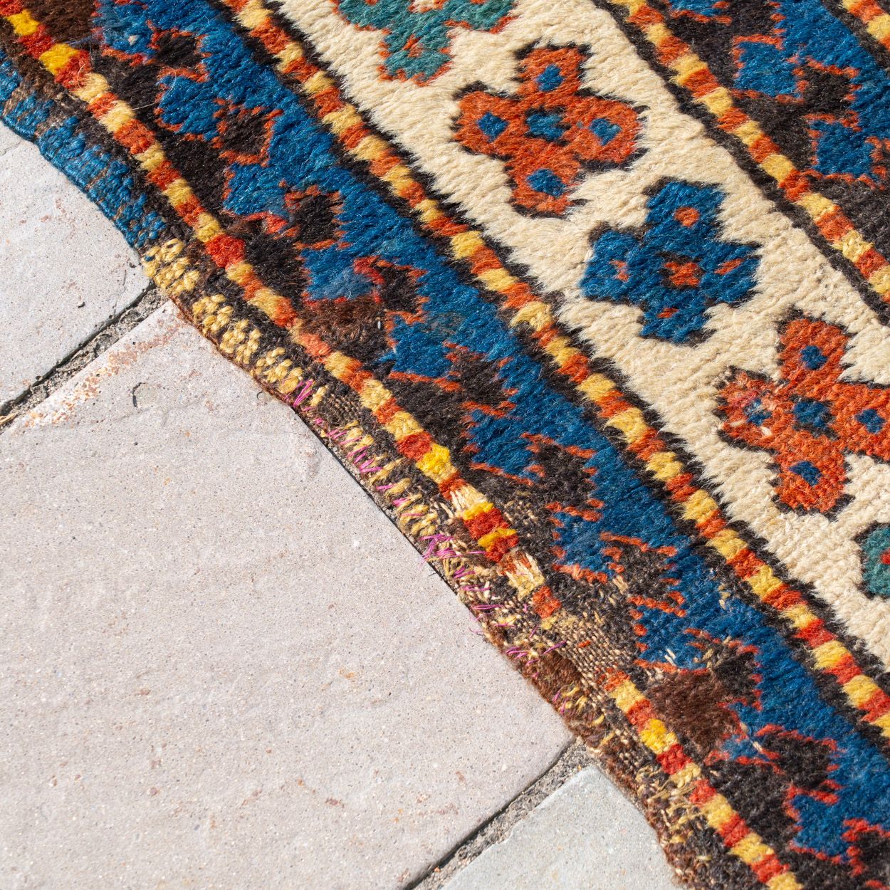 4' x 6'4" Antique Caucasian Rug RUGS - vintage Rug & Weave Rugs