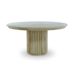 Portia Round 60" Dining Table - Fruitwood 9 - a - FURNITURE - dining tables - round Bramble