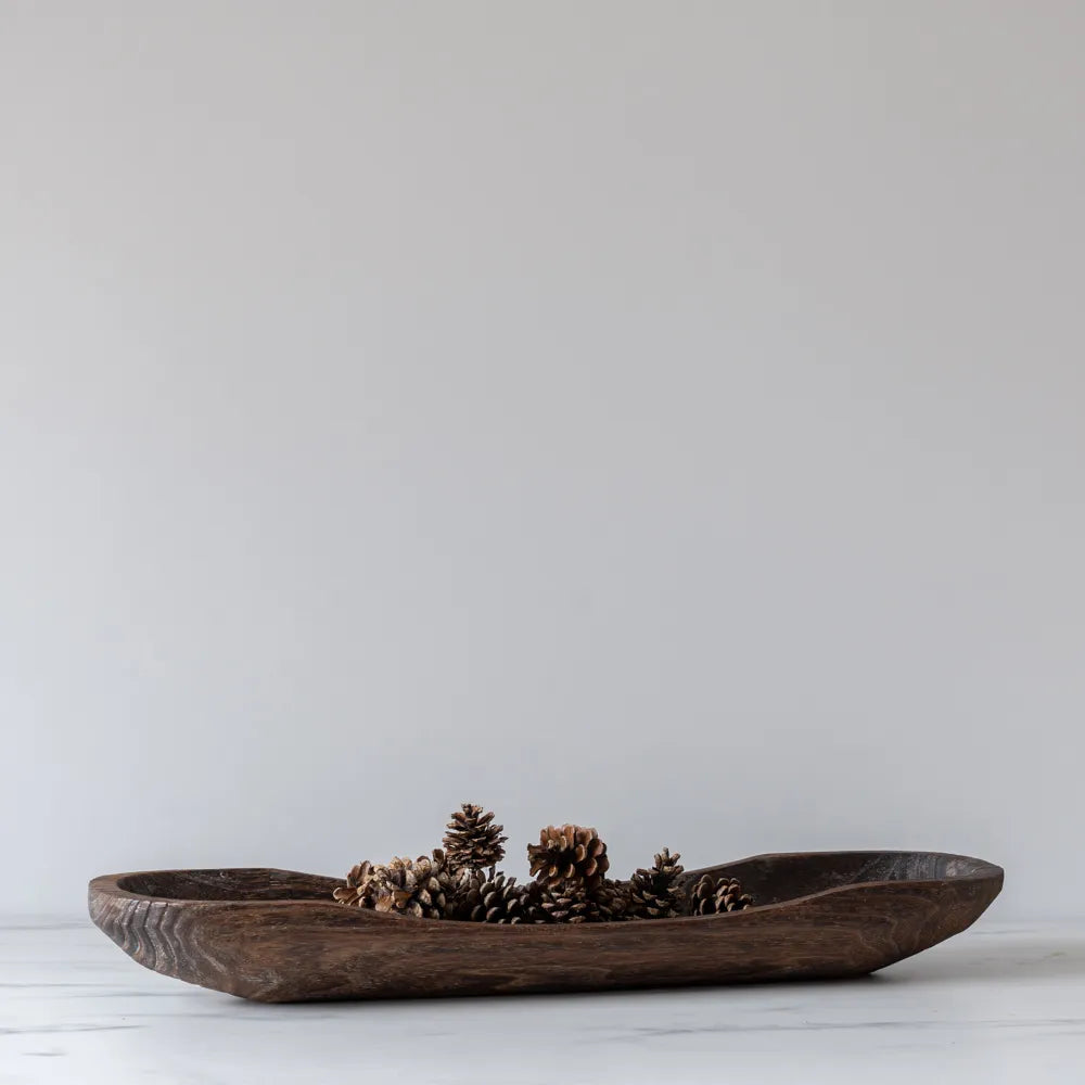 Oval Wood Bowl tray Bacon Basketware (Faire)