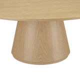 Ortega Coffee Table 4 - b - FURNITURE - coffee table - round Moe's Furniture