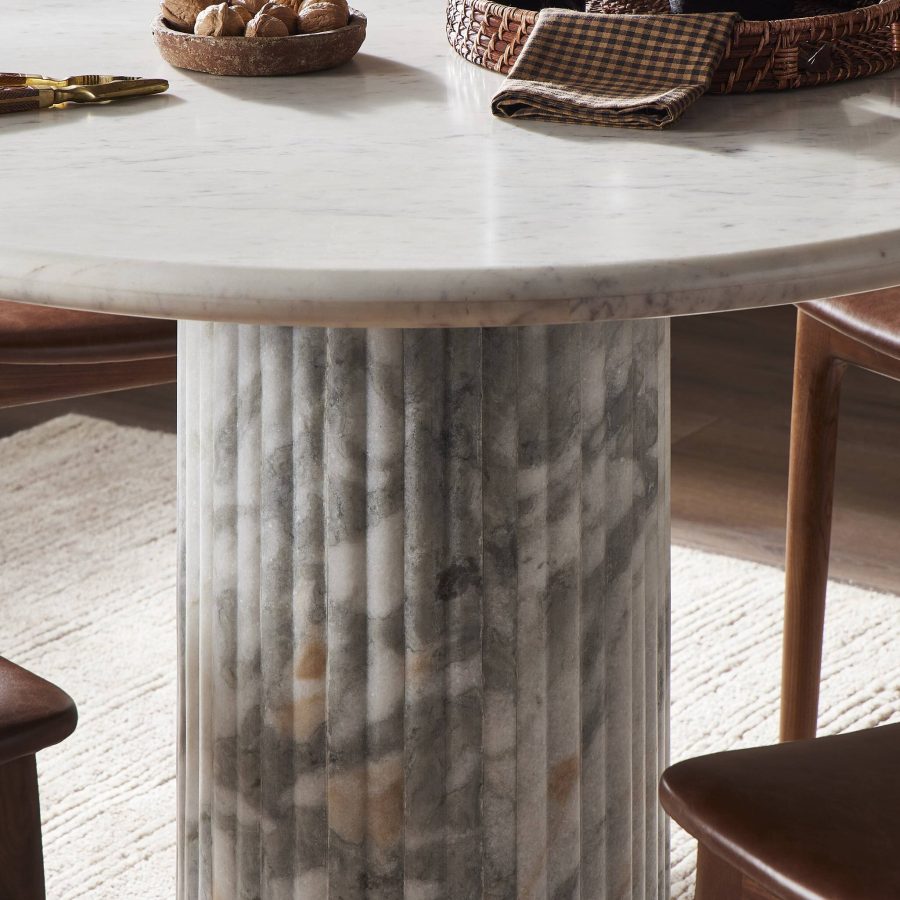 Ottavio Round Dining Table Dining Tables Four Hands