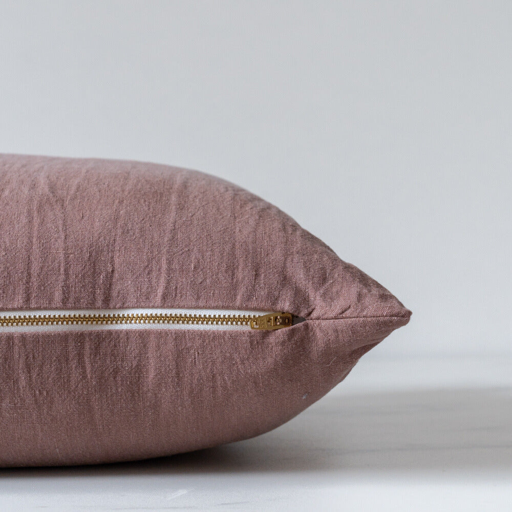 Cocoa Linen Pillow Cover 2 - PILLOWS - Linen - warm Rug & Weave Pillows