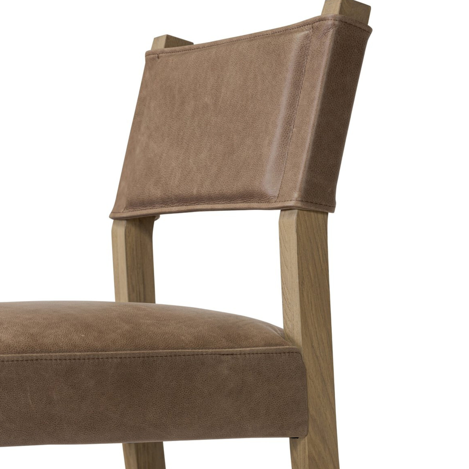 Ferris Bar Stool - Brown Leather 12 - a - FURNITURE - bar/counter stool Four Hands