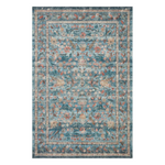 Rifle Paper Co. x Loloi Courtyard Eve Blue Rug 3-patterned rugs Loloi