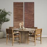 Barley Round Dining Table Dining Tables Mercana