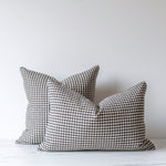 Aspen Gingham Pillow Cover 1 - PILLOWS - linen - neutral Rug & Weave Pillows