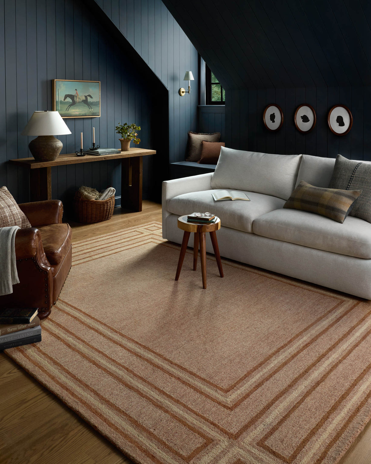 Chris Loves Julia x Loloi Alfie Blush / Rose Rug RUGS - wool Loloi