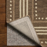 Chris Loves Julia x Loloi Alfie Bark / Natural Rug RUGS - wool Loloi