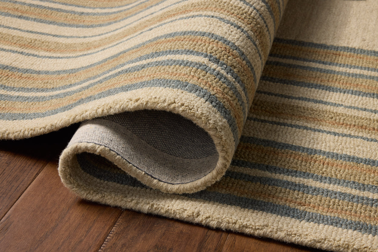 Chris Loves Julia x Loloi Alfie Natural / Multi Rug RUGS - wool Loloi
