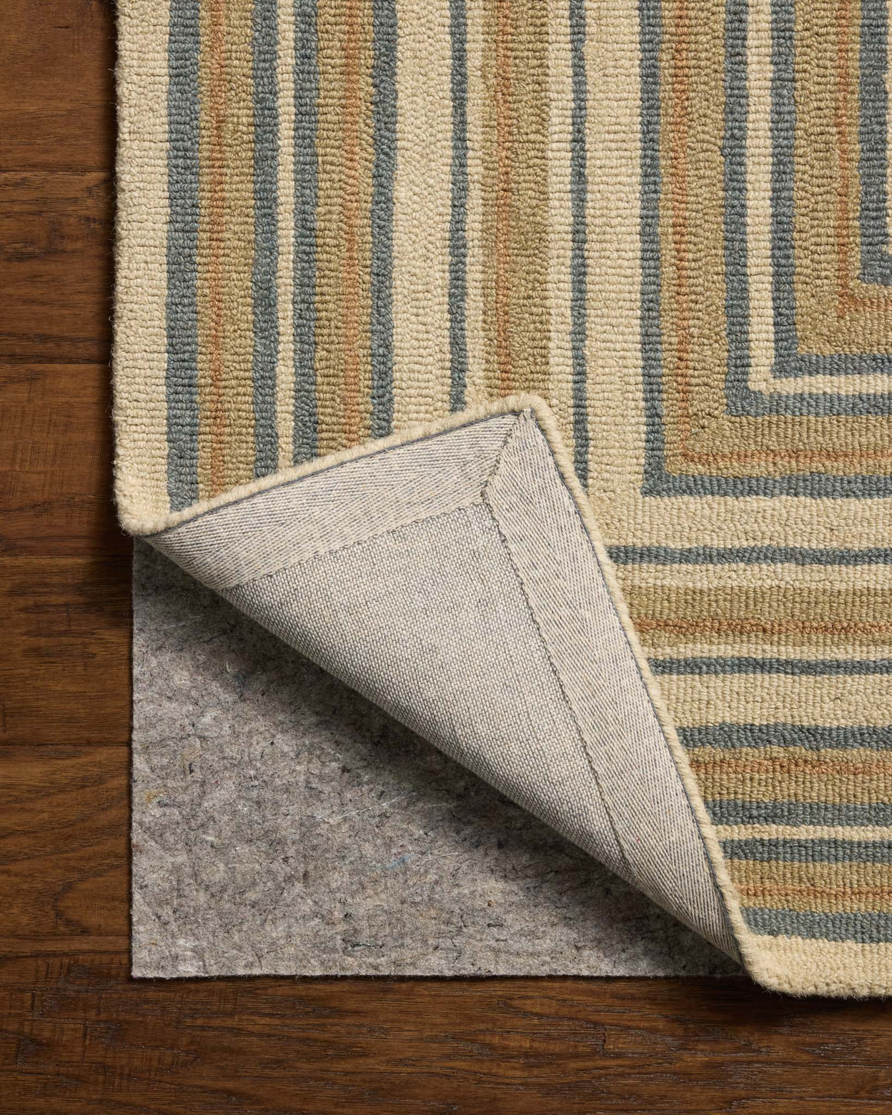 Chris Loves Julia x Loloi Alfie Natural / Multi Rug RUGS - wool Loloi