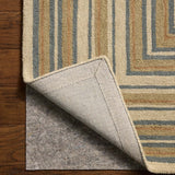 Chris Loves Julia x Loloi Alfie Natural / Multi Rug RUGS - wool Loloi