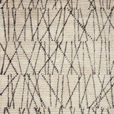 Chris Loves Julia x Loloi Alice Cream / Charcoal Crosshatch Rug RUGS - patterned Loloi