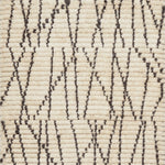 Chris Loves Julia x Loloi Alice Cream / Charcoal Crosshatch Rug RUGS - patterned Loloi