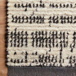 Chris Loves Julia x Loloi Alice Cream / Charcoal Etched Brick Rug RUGS - patterned Loloi