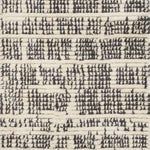 Chris Loves Julia x Loloi Alice Cream / Charcoal Etched Brick Rug RUGS - patterned Loloi