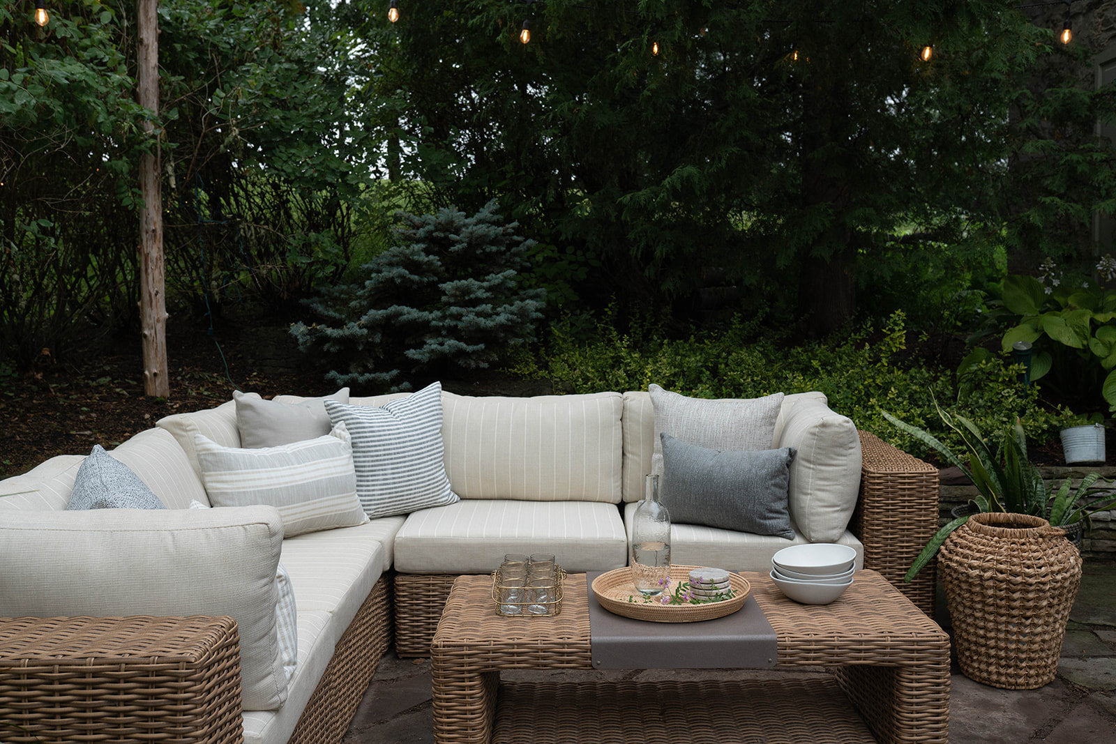 outdoor pillows rug and weave