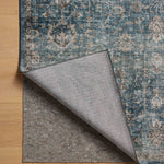 Loloi Anniston Lagoon / Natural Washable Rug RUGS-patterned Loloi