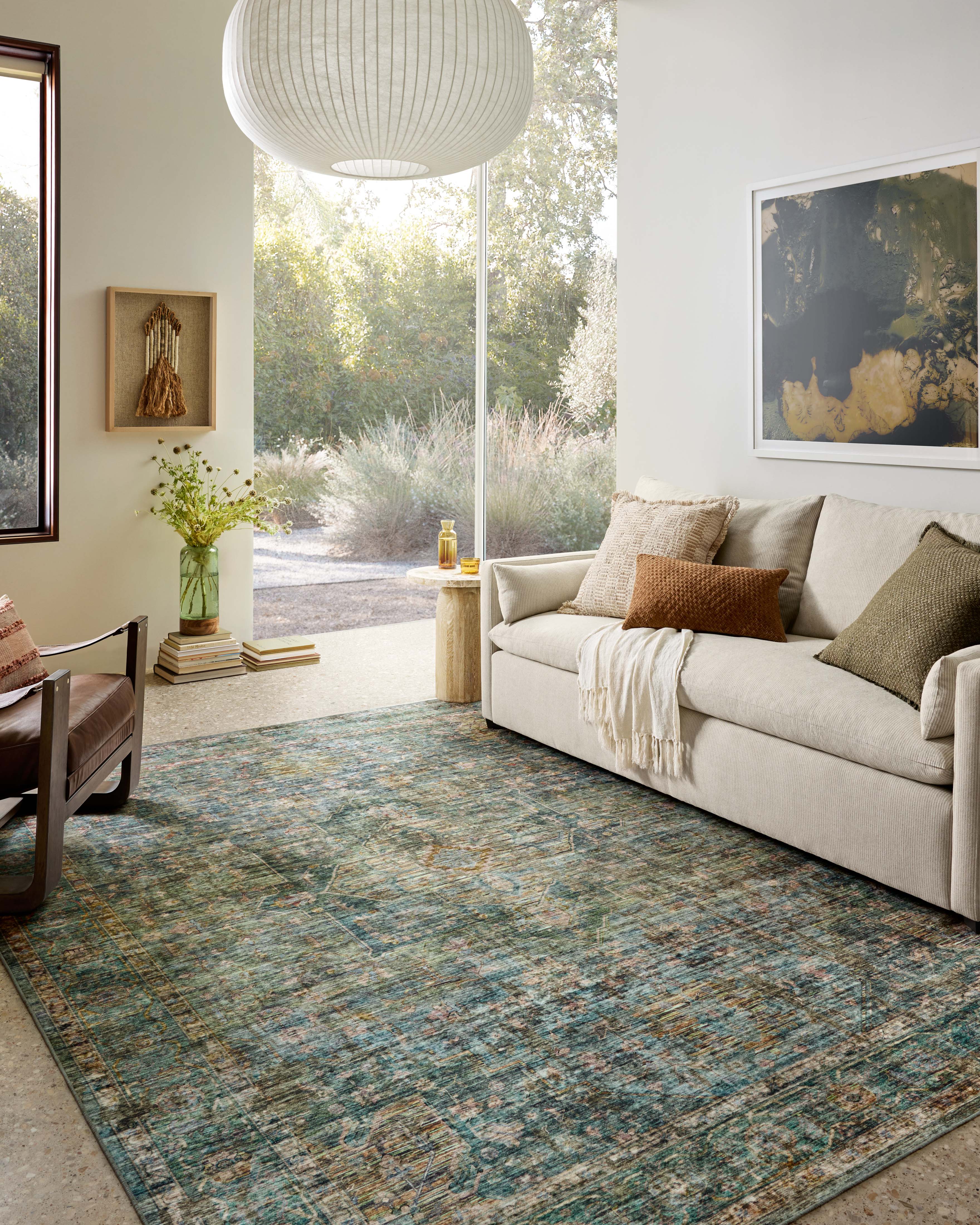 Loloi Anniston Lagoon / Multi Washable Rug RUGS-patterned Loloi