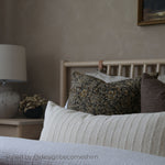 Aja Floral Pillow Cover 00-1 - PILLOWS - block print - neutral Rug & Weave Pillows