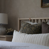 Aja Floral Pillow Cover 00-1 - PILLOWS - block print - neutral Rug & Weave Pillows