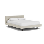 Custom Fabric Bento Queen Bed - Black Ash Leg 1 - d - FURNITURE - Custom Beds EQ3 Ava Cloud