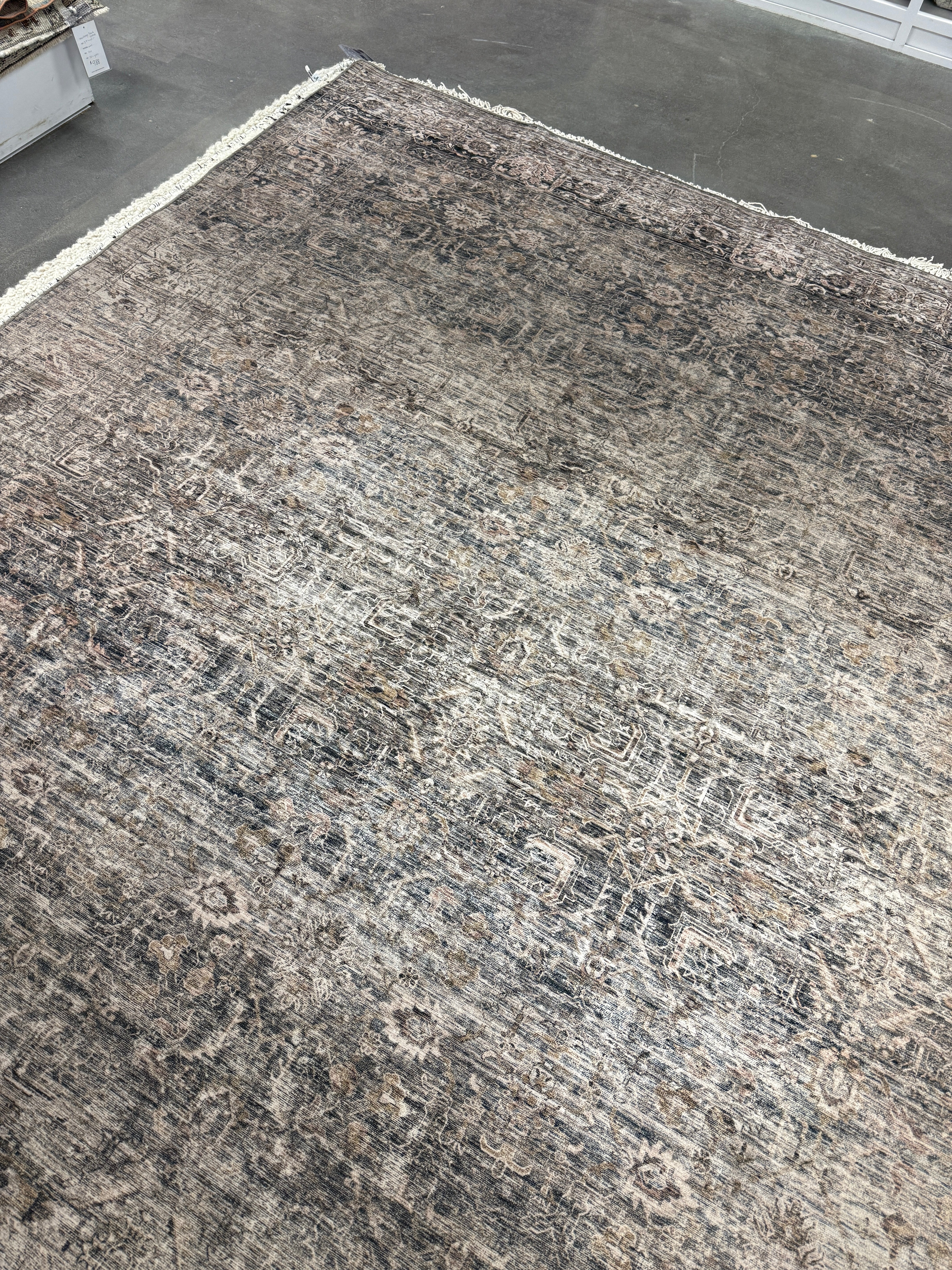 FLOOR MODEL - Amber Lewis x Loloi Josie Dove / Gold - 7'6" x 9'6" RUGS - floor model Loloi
