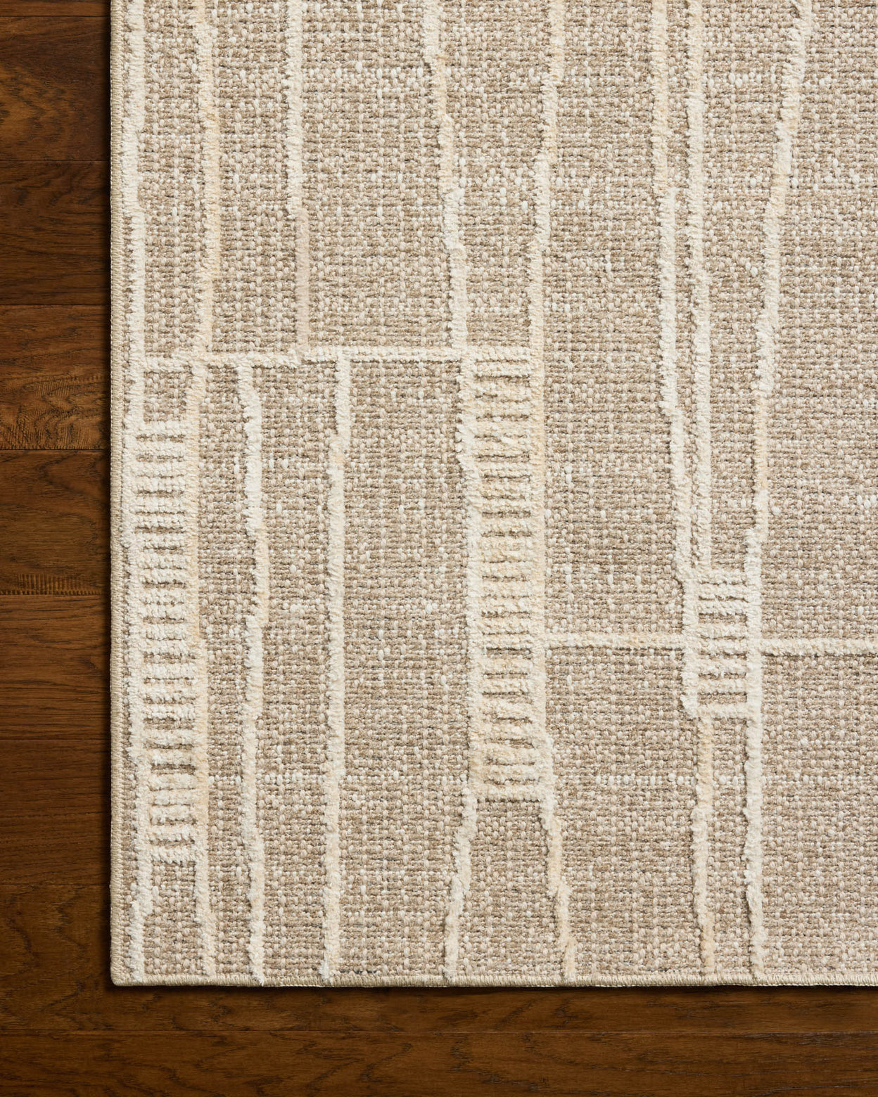 Amber Lewis x Loloi Bexley Mushroom / Natural Rug RUGS - synthetic Loloi