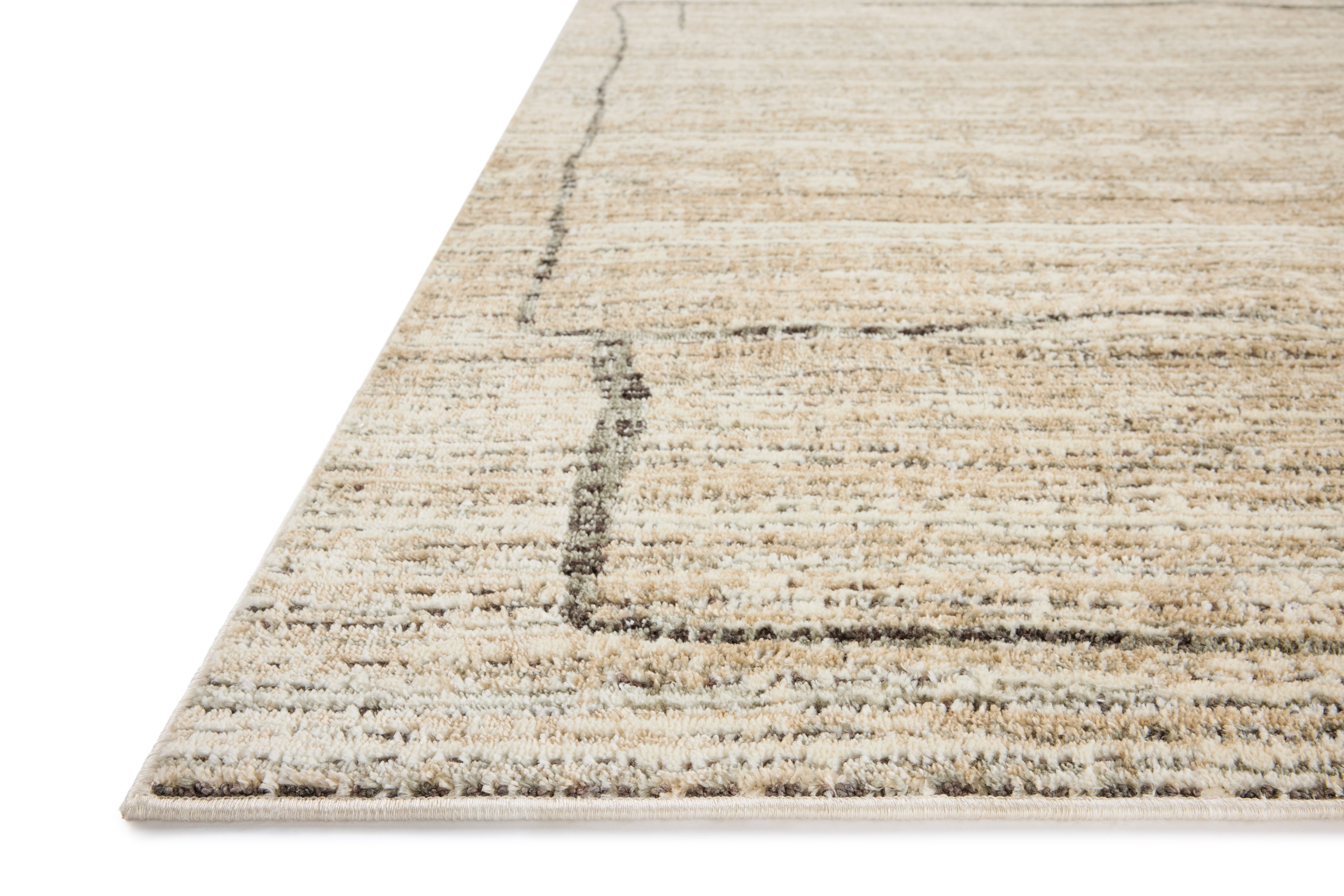 Jeremiah Brent x Loloi Bleecker Natural / Charcoal Rug RUGS-geometric Loloi