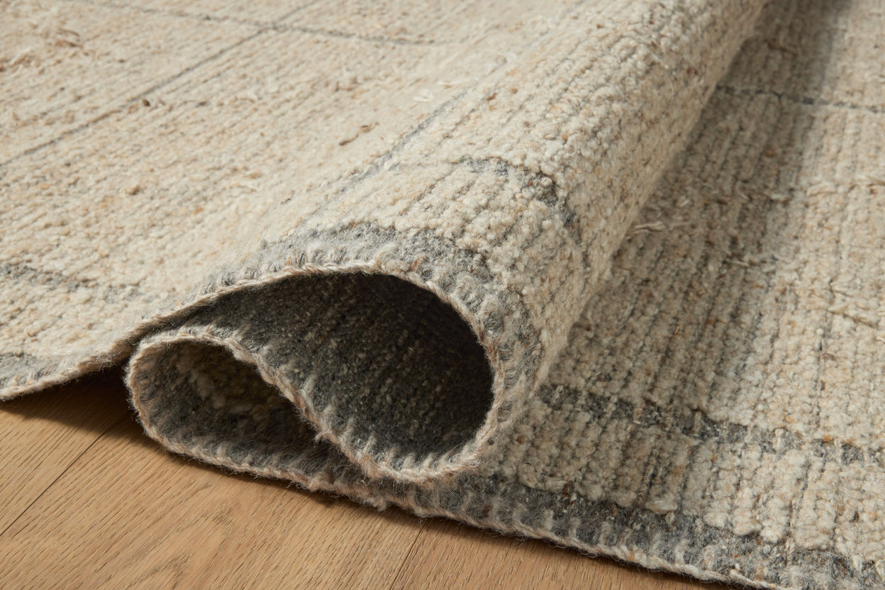 Amber Lewis x Loloi Bowie Fog / Grey Rug RUGS - wool Loloi
