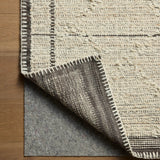 Amber Lewis x Loloi Bowie Ivory / Mocha Rug RUGS - wool Loloi