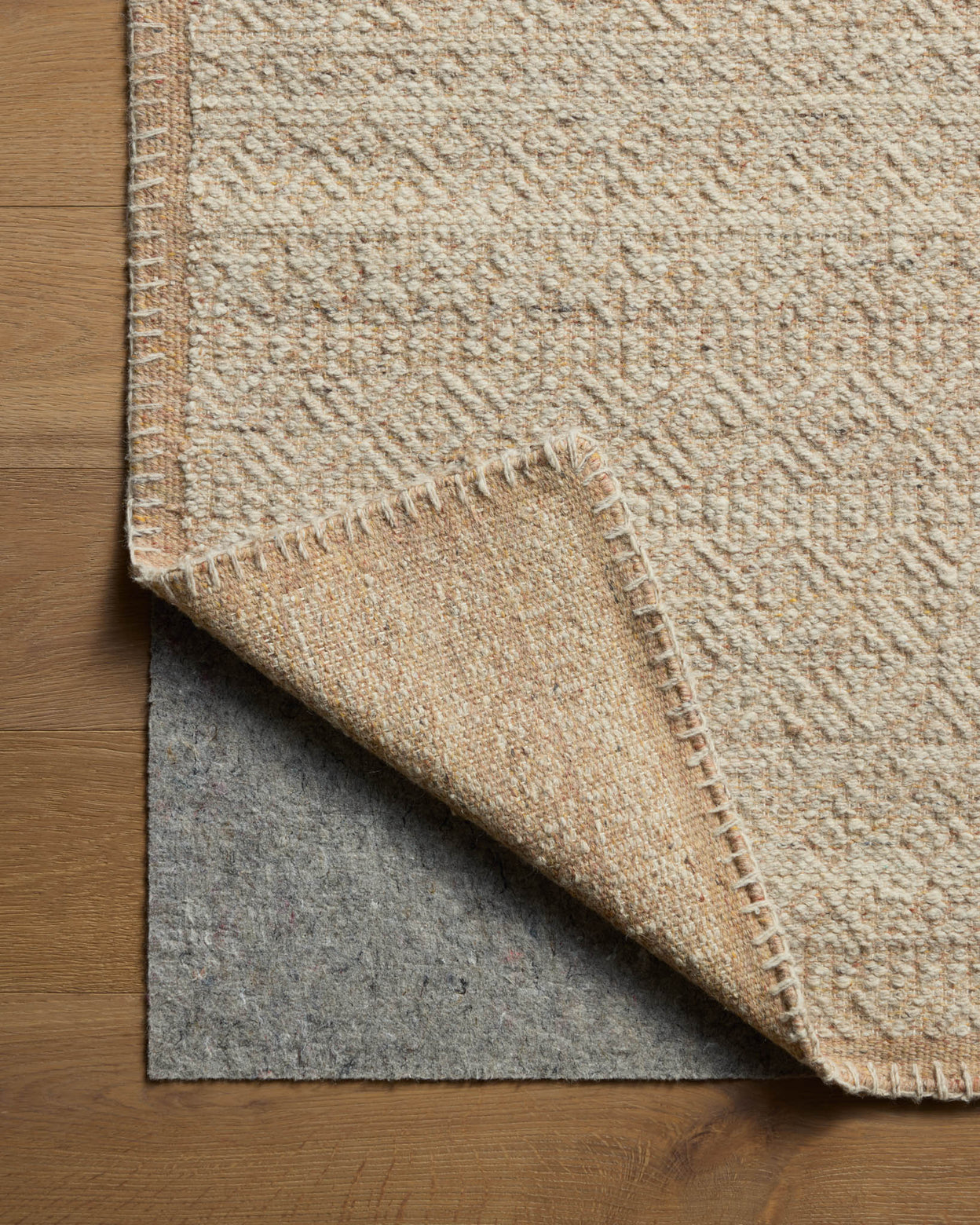 Amber Lewis x Loloi Bowie Ivory / Taupe Rug RUGS - wool Loloi