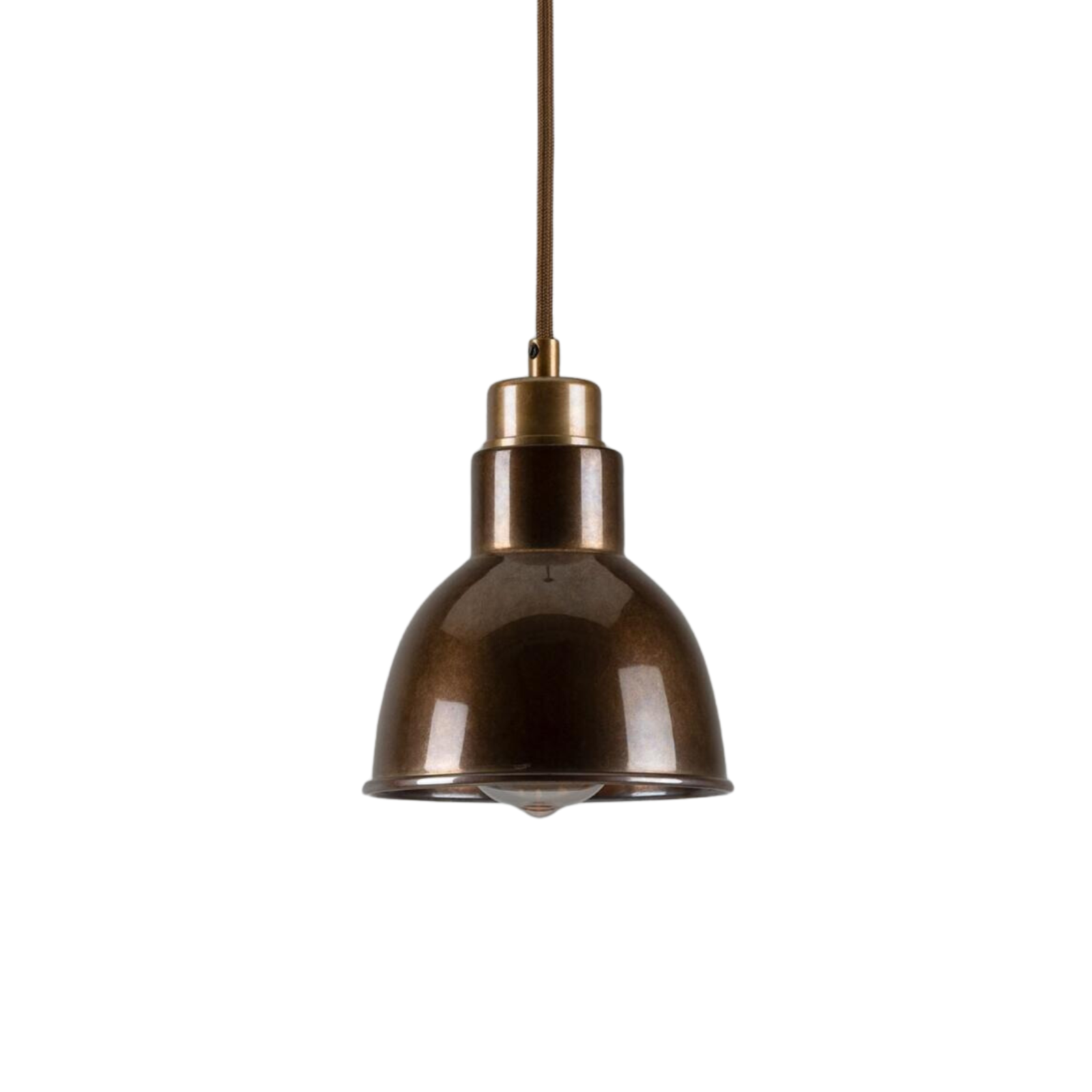 Baku Vintage Brass Small Pendant LIGHTING - pendant Mullan Lighting