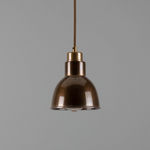 Baku Vintage Brass Small Pendant LIGHTING - pendant Mullan Lighting Antique Brass