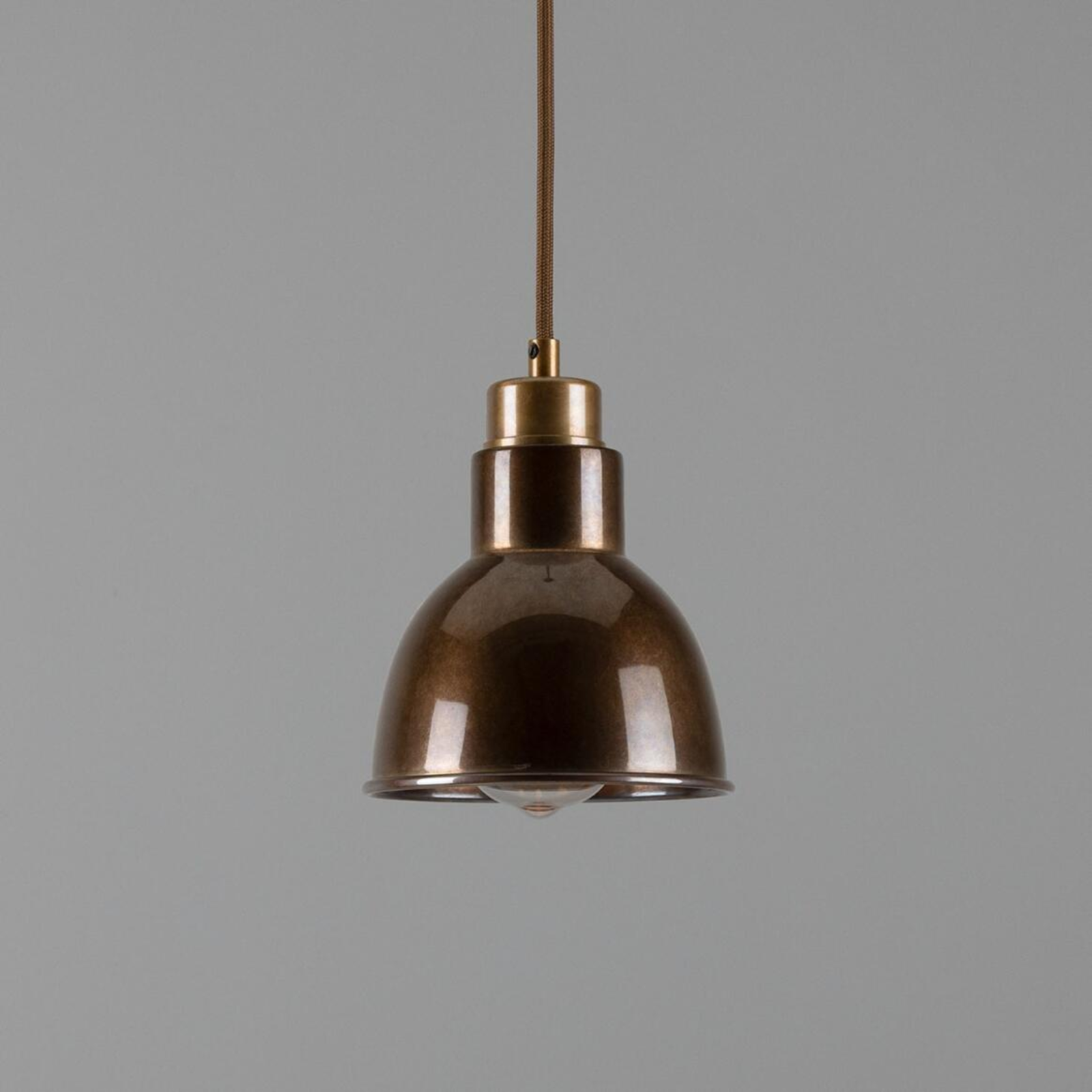 Baku Vintage Brass Small Pendant LIGHTING - pendant Mullan Lighting Antique Brass