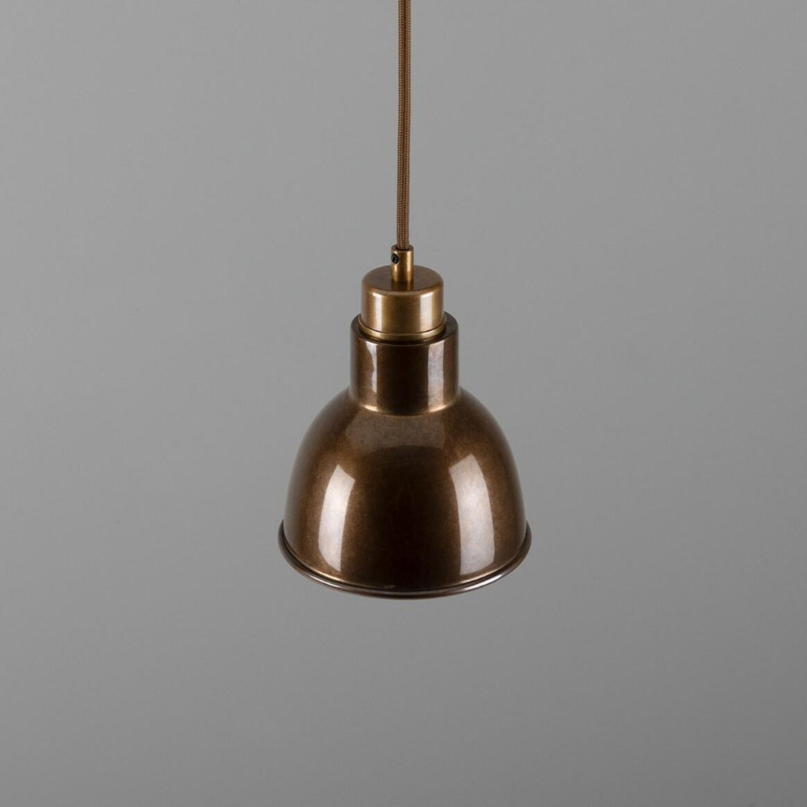Baku Vintage Brass Small Pendant LIGHTING - pendant Mullan Lighting