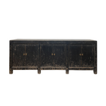 Billie Weathered Black Sideboard 7 - FURNITURE - sideboard/cabinet Hauer Market Six Door